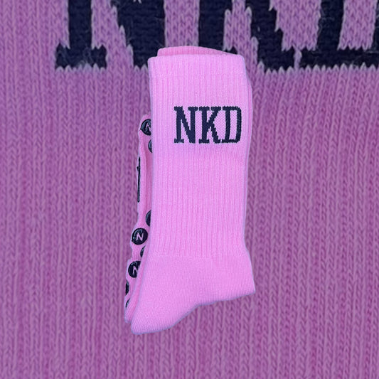 Limited Edition Pink NKD Grip Sock
