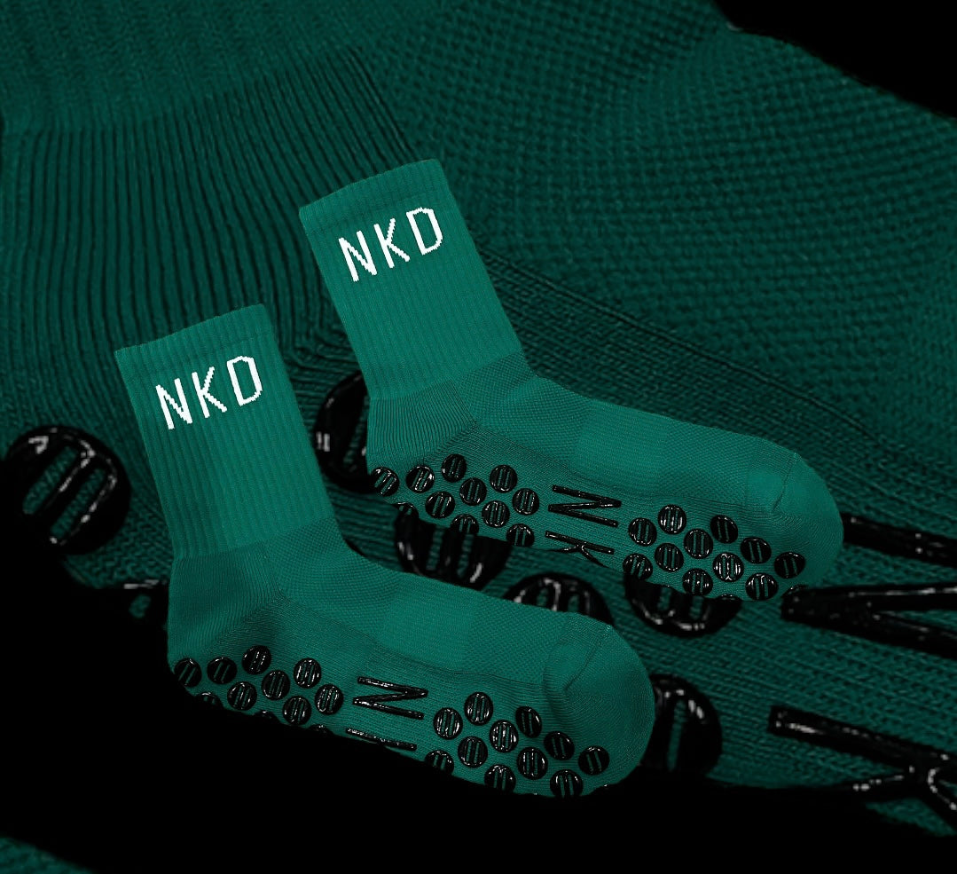Green NKD Grip Sock