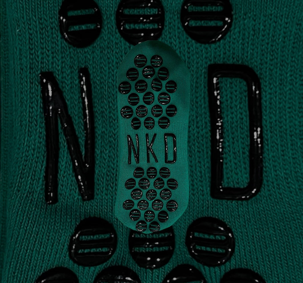 Green NKD Grip Sock